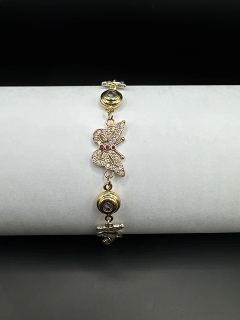 Brazalete Mariposa 14 kilates
